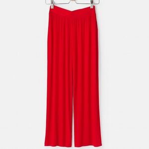 Made by Johnny Red Wide-Leg Lounge Pants Size S 33" inseam Soft Cozy